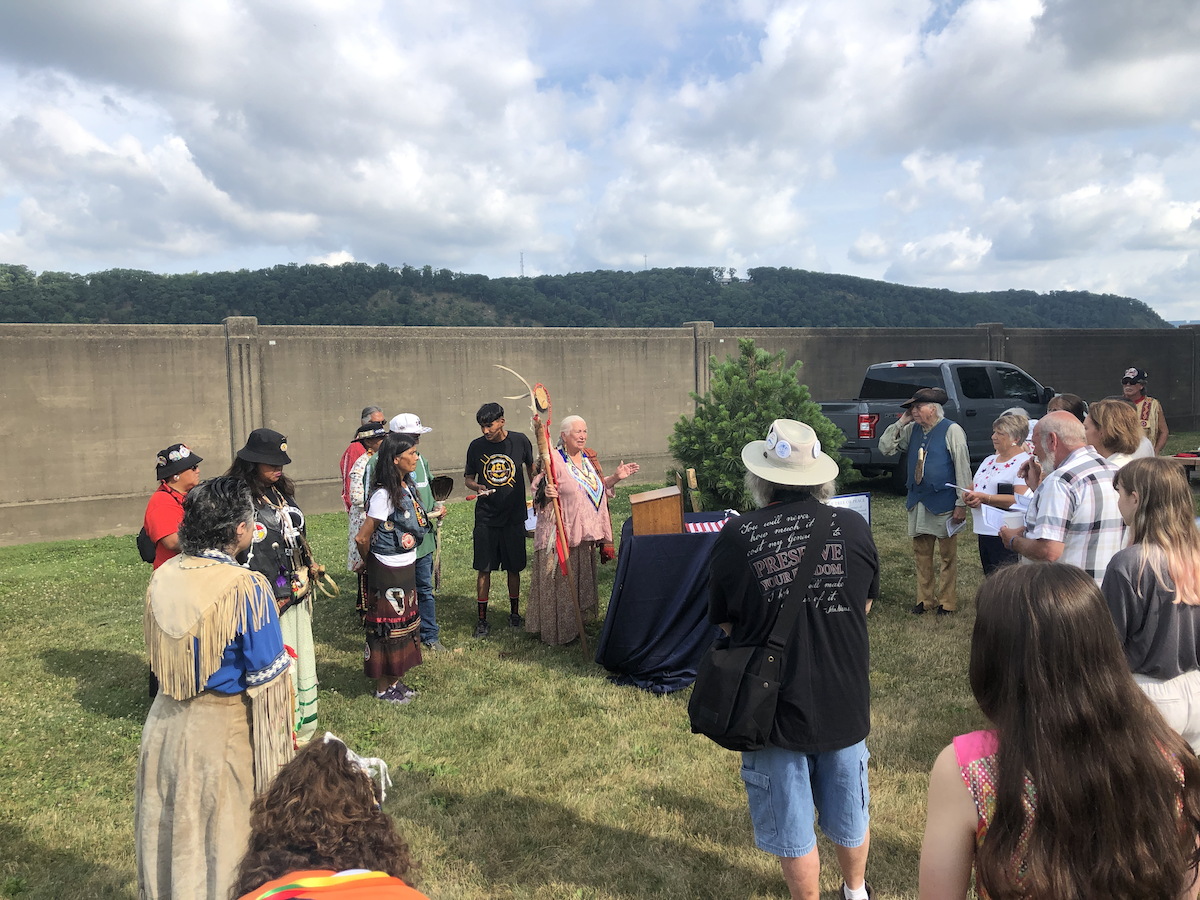 Meeting of People By The River